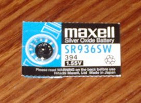 SR936SW Silver Oxide 1.55Volt Watch Battery