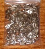 Nickel Silver 6.4mm Female Bare Spade Terminals Stoves (Pkt 100) - Part # T014