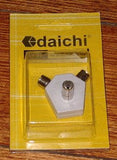 DaiChi 2Way Plug-in PAL Type Coax TV Antenna Splitter - Part # TVS7